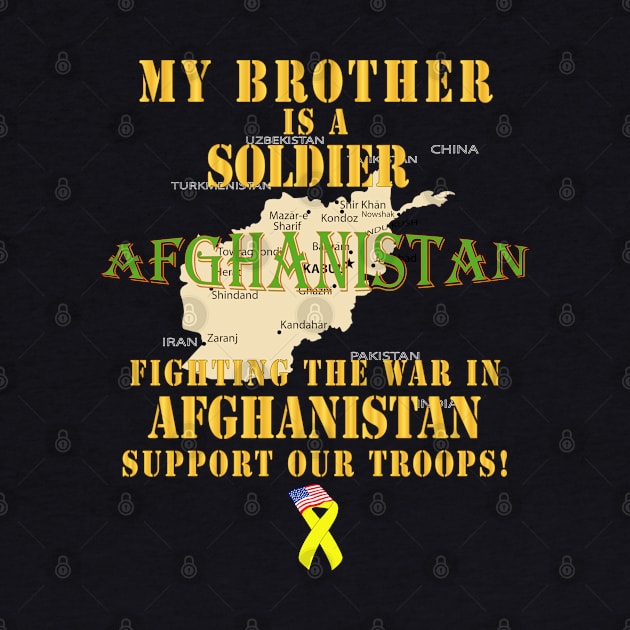 My Brother Soldier Fighting War Afghan w Support Our Troops by twix123844